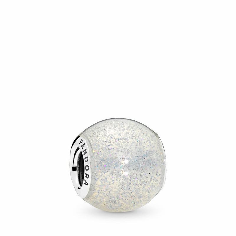 Talismane Pandora Glitter Ball Argint/Albi (inM7b0zT)